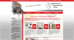Desktop Screenshot of flieseninnovation.de